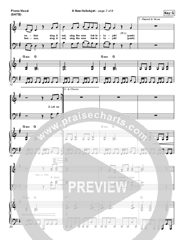 A New Hallelujah (Radio) Piano/Vocal & Lead (Michael W. Smith)