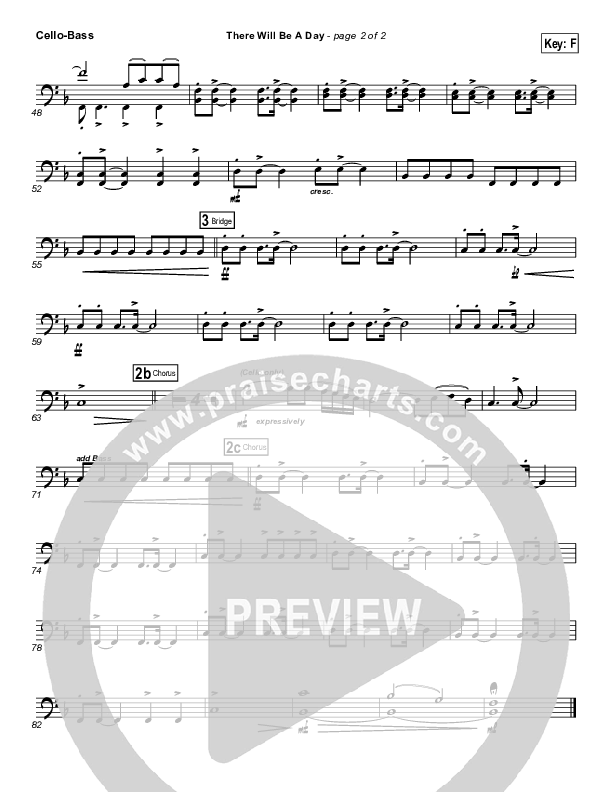 There Will Be A Day Cello/Bass (Jeremy Camp)