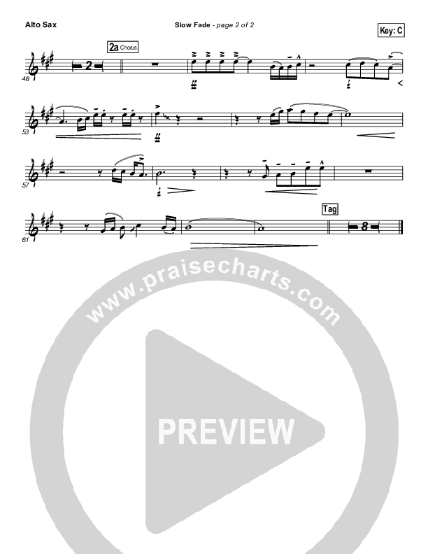 Slow Fade Alto Sax (Casting Crowns)
