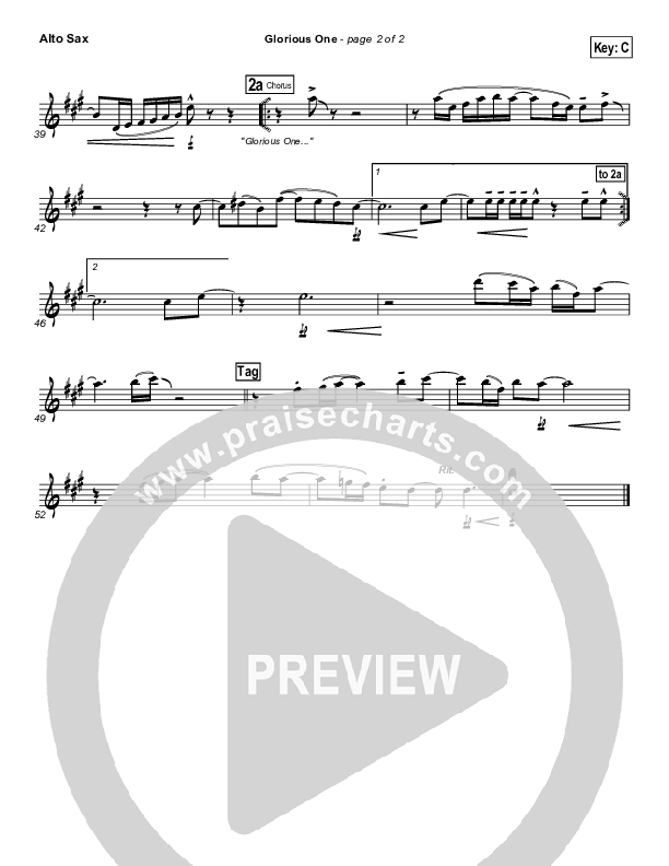 Glorious One Alto Sax (FEE Band)