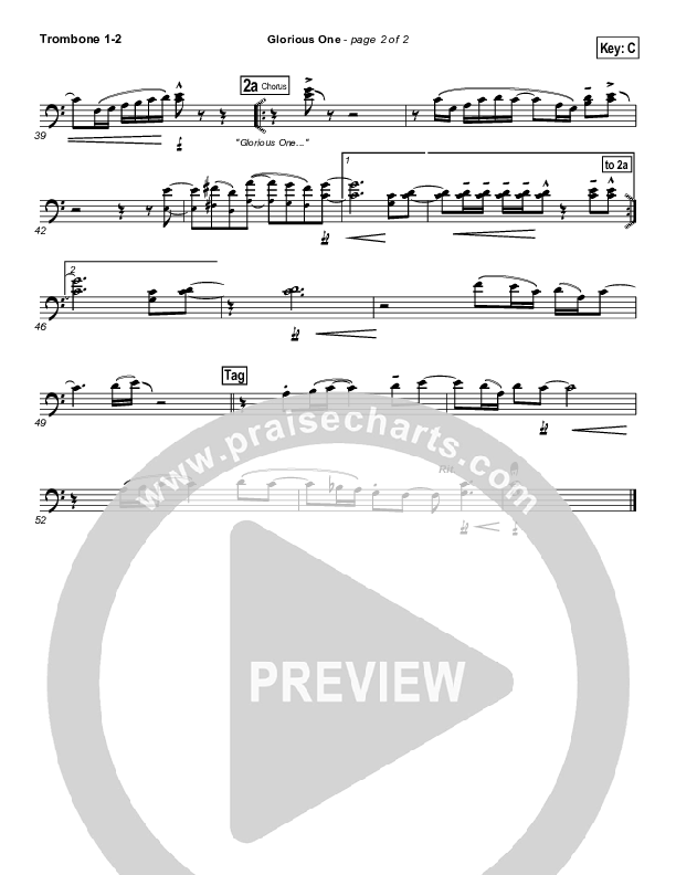 Glorious One Trombone 1/2 (FEE Band)