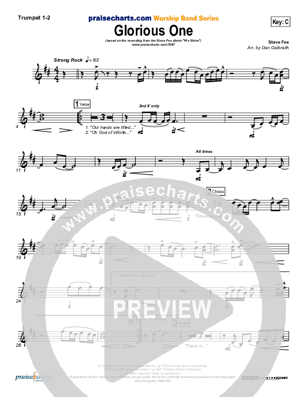 Glorious One Trumpet 1,2 (FEE Band)