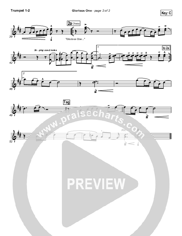 Glorious One Trumpet 1,2 (FEE Band)