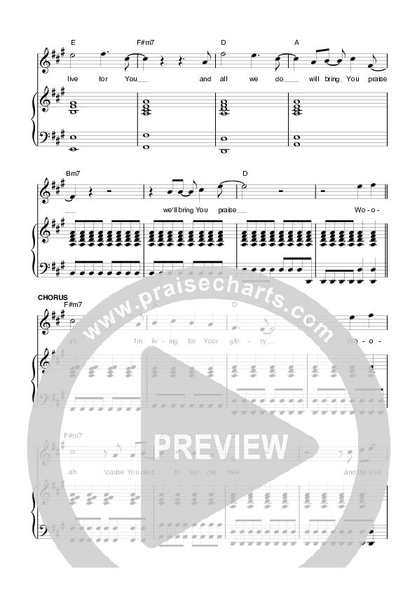 All For Love Piano/Vocal & Lead (Planetshakers)