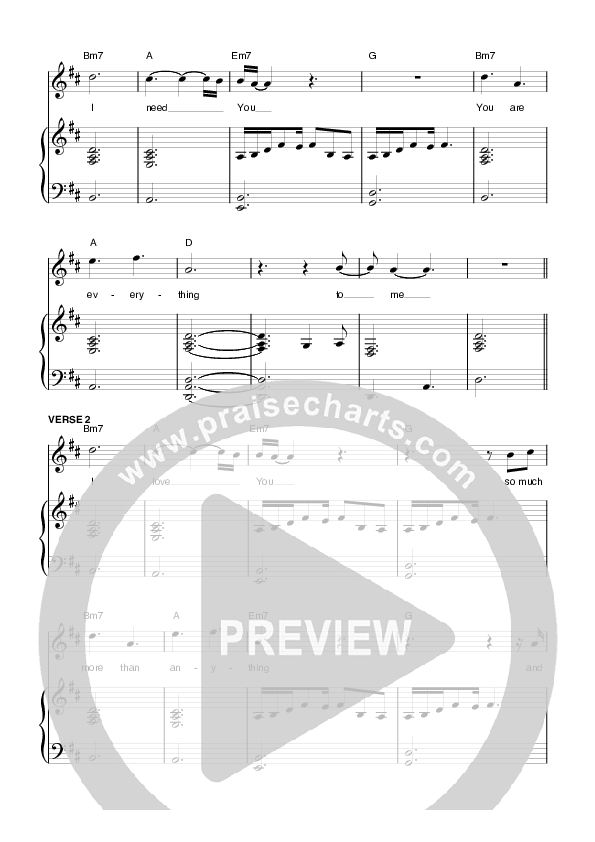 All That I Want Piano/Vocal & Lead (Planetshakers)