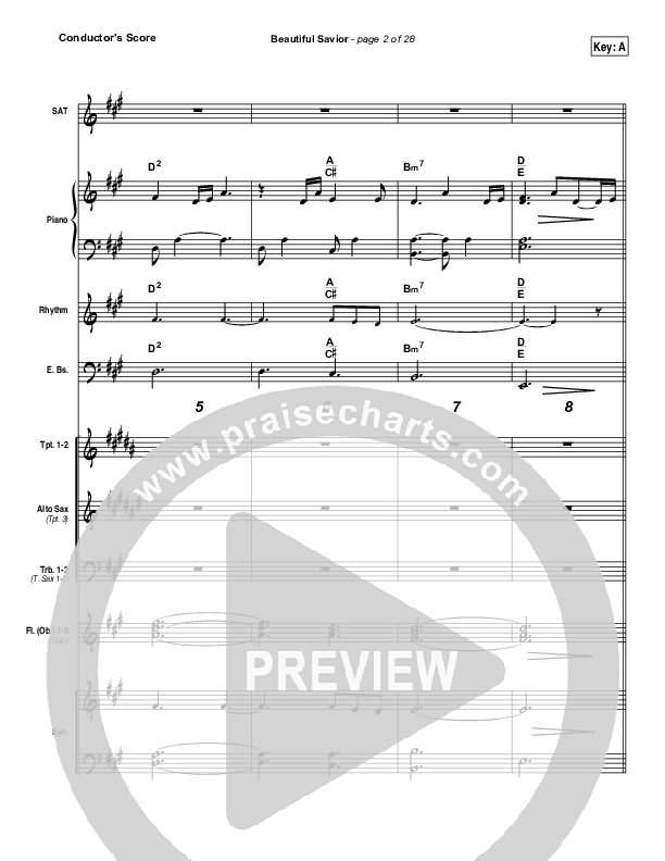 Beautiful Savior Conductor's Score (Planetshakers)