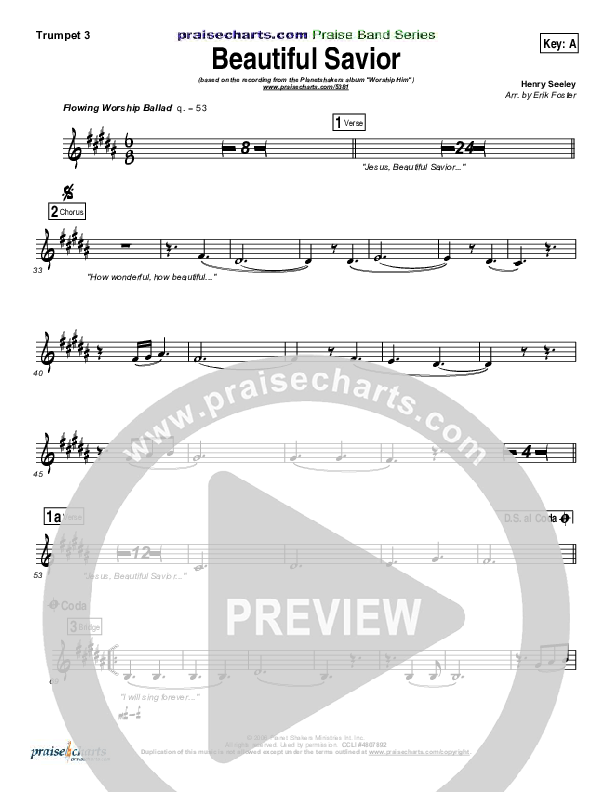 Beautiful Savior Trumpet 3 (Planetshakers)