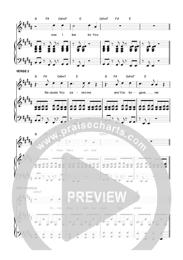 For Everything Lead & Piano (Planetshakers)