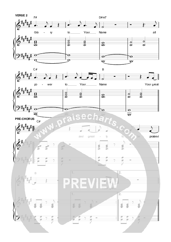 Glory Lead & Piano (Planetshakers)