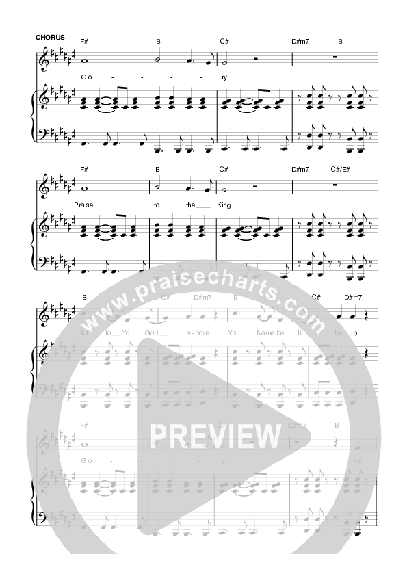 Glory Lead & Piano (Planetshakers)