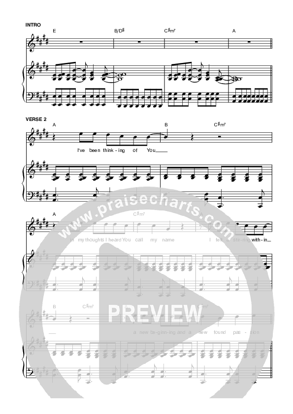 Glory To God Lead & Piano (Planetshakers)