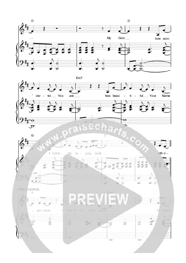 Great And Mighty Lead & Piano (Planetshakers)