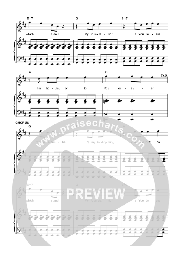 Holding On Lead & Piano (Planetshakers)