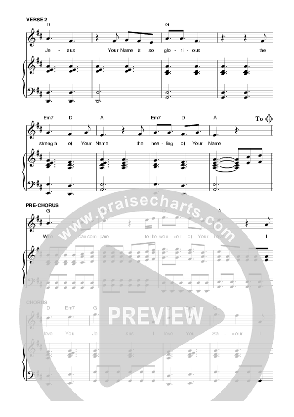 I Love You Lead & Piano (Planetshakers)