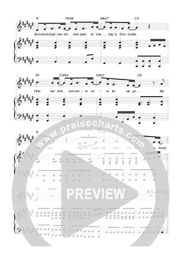 I'm Forever Yours Lead & Piano (Planetshakers)