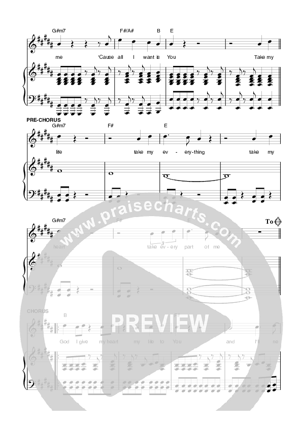 Never Stop Lead & Piano (Planetshakers)