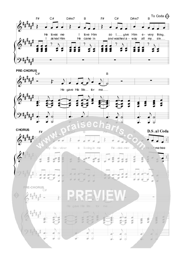 Redeemer Piano/Vocal (Planetshakers)