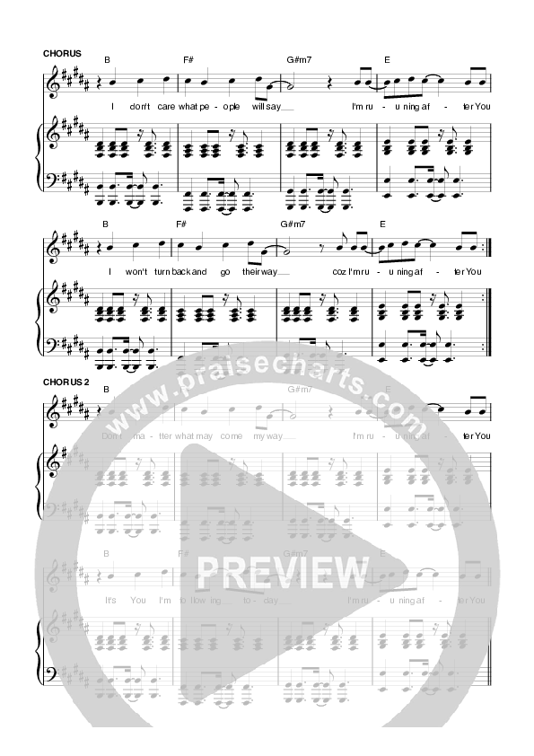 Running After You Lead & Piano (Planetshakers)