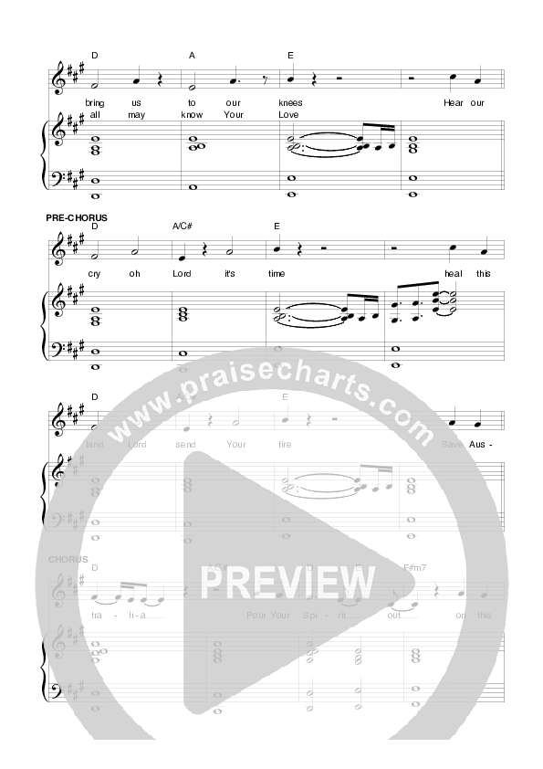 Save Australia Lead & Piano (Planetshakers)