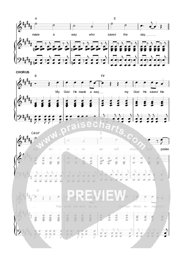 Saved The Day Lead & Piano (Planetshakers)