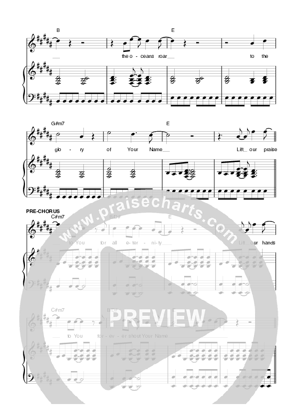 Shout Your Name Lead & Piano (Planetshakers)