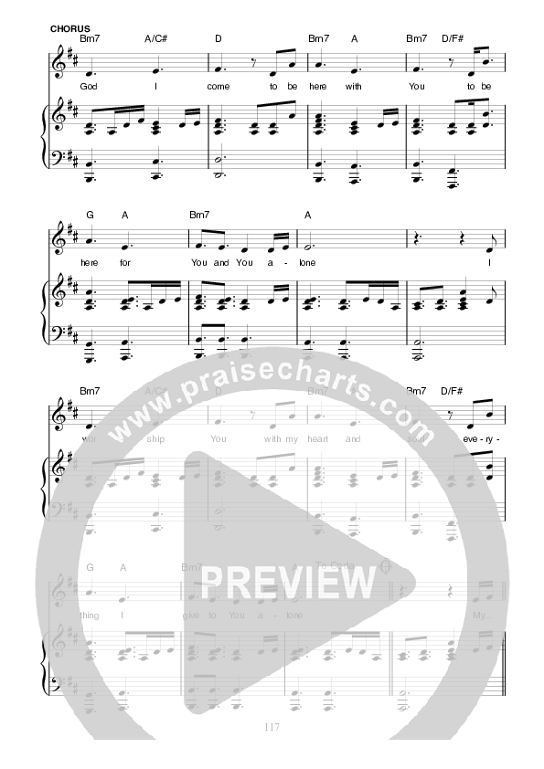 You Alone Lead & Piano (Planetshakers)