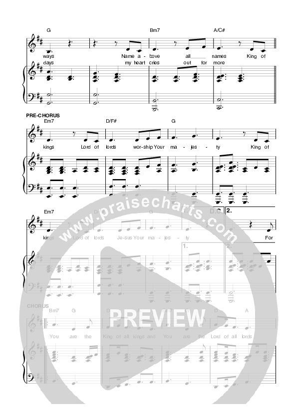 You Are Piano/Vocal (Planetshakers)