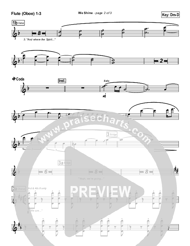 We Shine Flute/Oboe 1/2/3 (FEE Band)