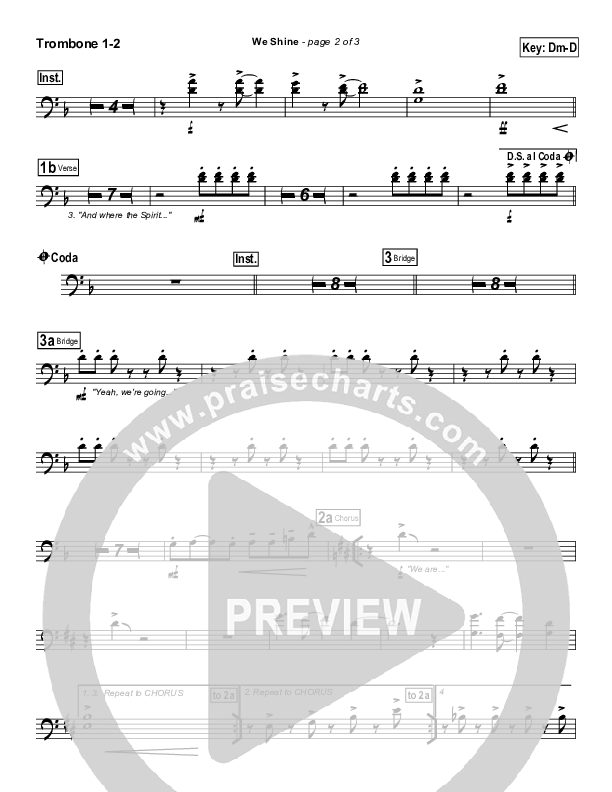 We Shine Trombone 1/2 (FEE Band)