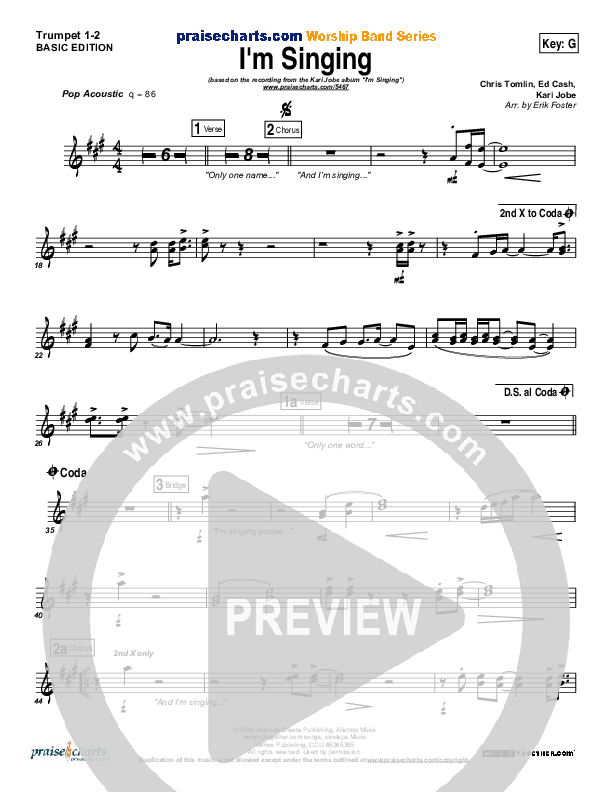I'm Singing Trumpet 1,2 (Kari Jobe)