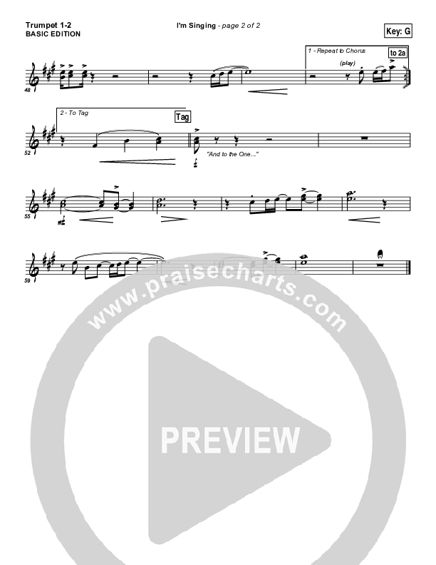 I'm Singing Trumpet 1,2 (Kari Jobe)