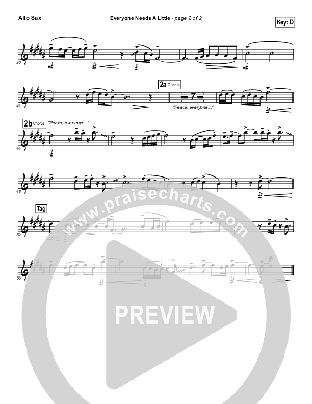 Everyone Needs A Little Alto Sax (Kari Jobe)