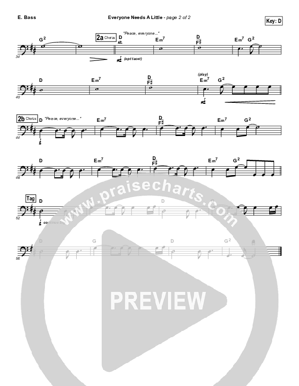 Everyone Needs A Little Bass Guitar (Kari Jobe)