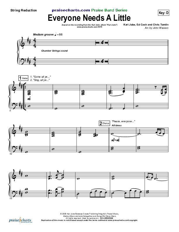 Everyone Needs A Little Synth Strings (Kari Jobe)