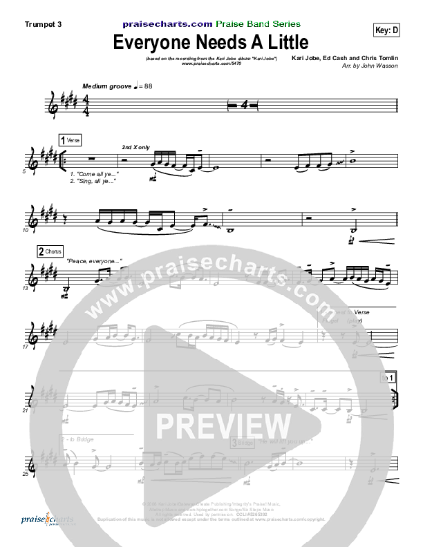 Everyone Needs A Little Trumpet 3 (Kari Jobe)