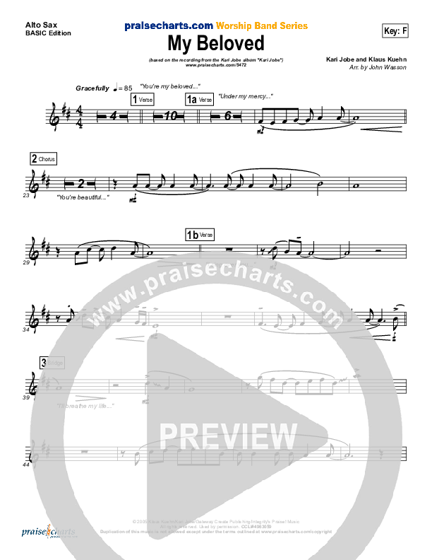 My Beloved Alto Sax (Kari Jobe)