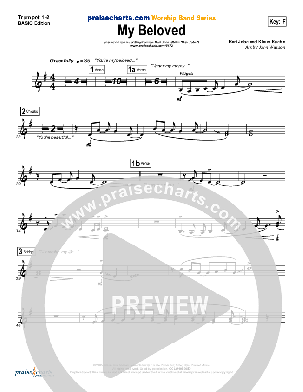 My Beloved Trumpet 1,2 (Kari Jobe)