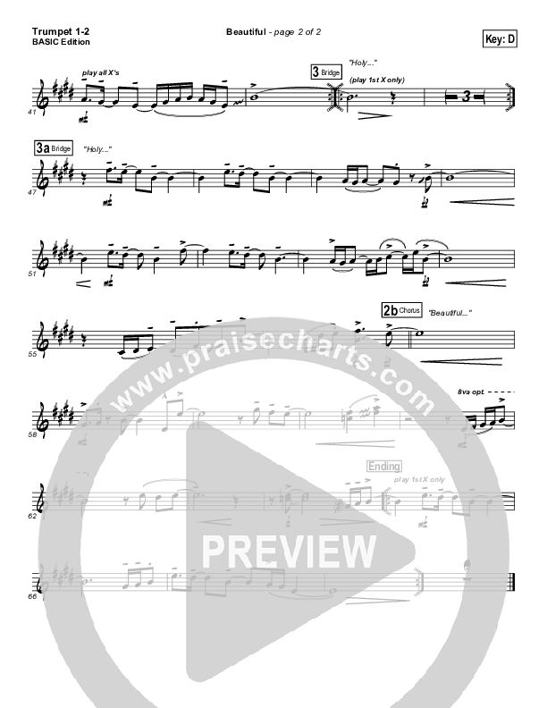 Beautiful Trumpet 1,2 (Kari Jobe)