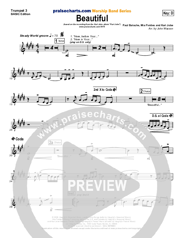 Beautiful Trumpet 3 (Kari Jobe)