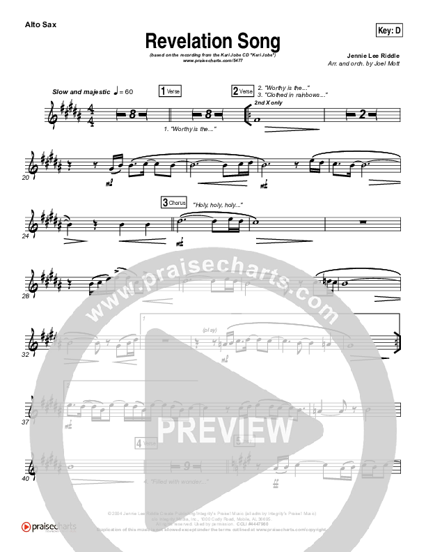 Revelation Song Sheet Music PDF (Gateway Worship) - PraiseCharts