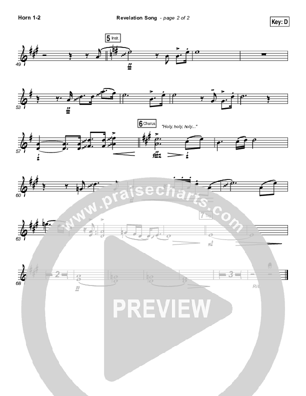 Revelation Song Brass Pack (Kari Jobe)