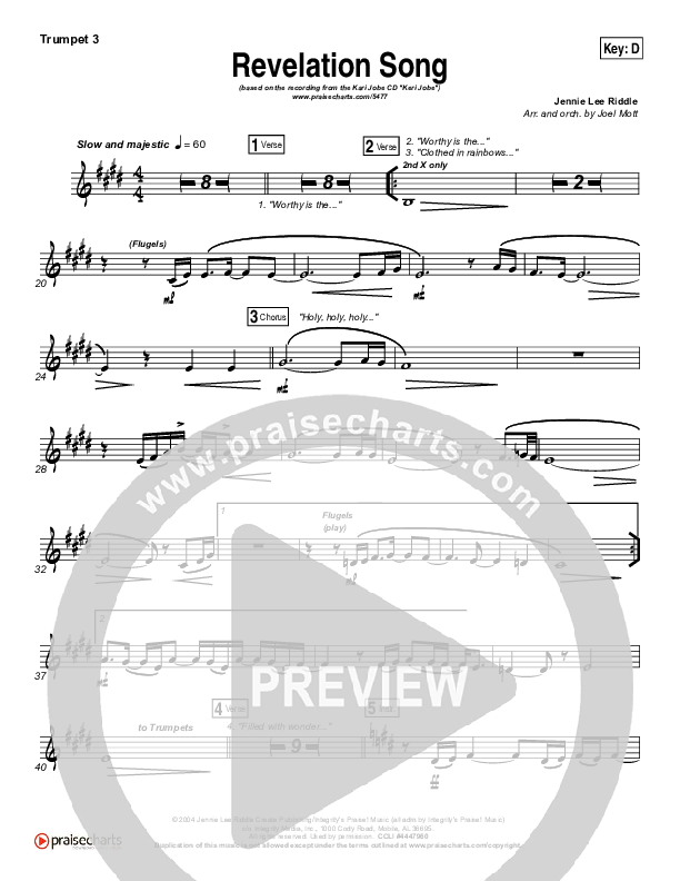 Revelation Song Trumpet 3 (Kari Jobe)