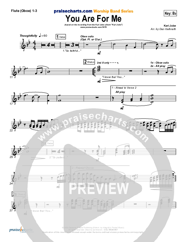 You Are For Me Wind Pack (Kari Jobe)