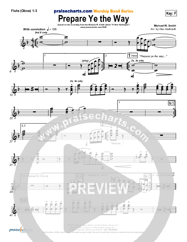 Prepare Ye The Way Wind Pack (Michael W. Smith)