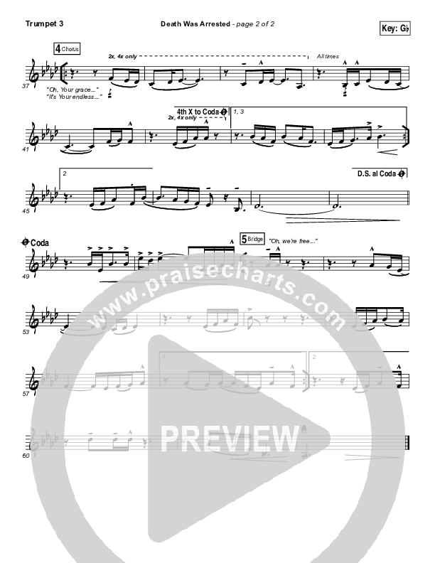 Death Was Arrested Trumpet 3 (Laura Story)