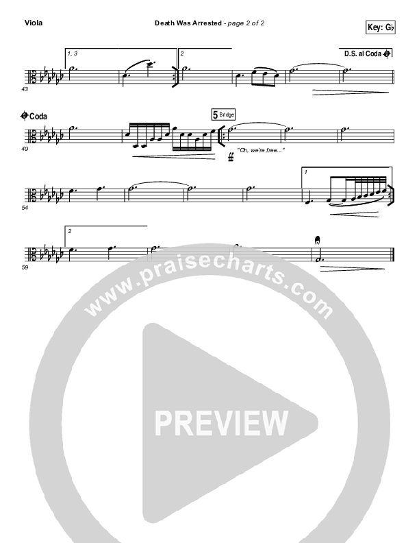 Death Was Arrested Viola (Laura Story)