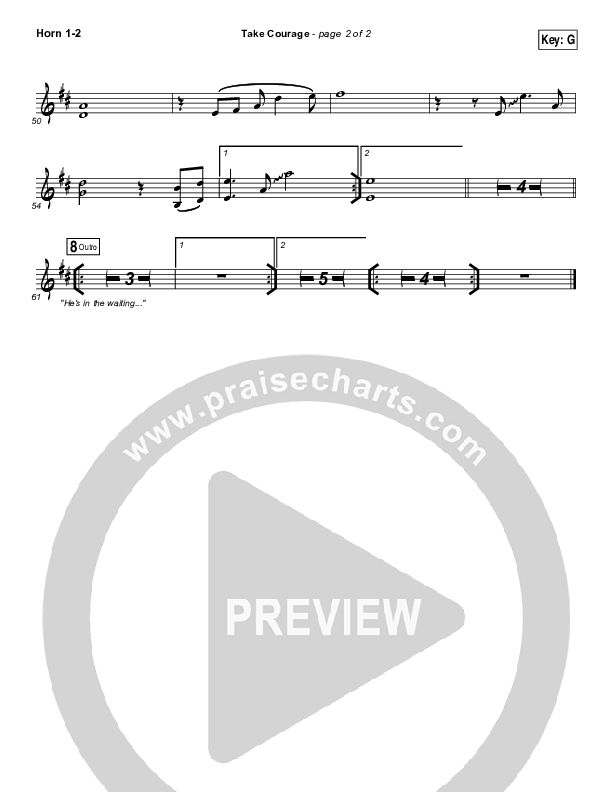 Take Courage Brass Pack (Bethel Music)