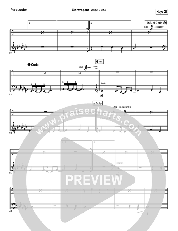 Extravagant Percussion (Bethel Music)