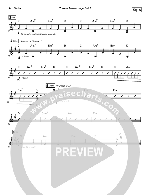 Throne Room Acoustic Guitar (Kim Walker-Smith)