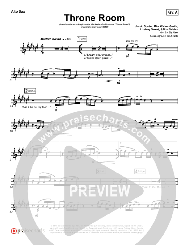 Throne Room Alto Sax (Kim Walker-Smith)